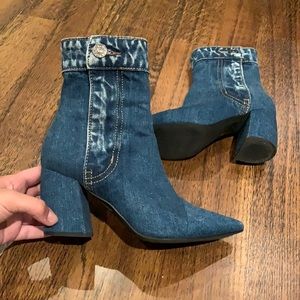 Denim Boots